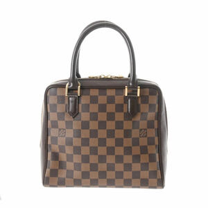 LOUIS VUITTON Damier Brera Brown Canvas Handbag